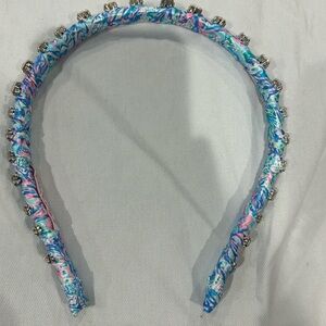 Lilly Pulitzer Thin Headband with Rhinestones, Jeweled Headband